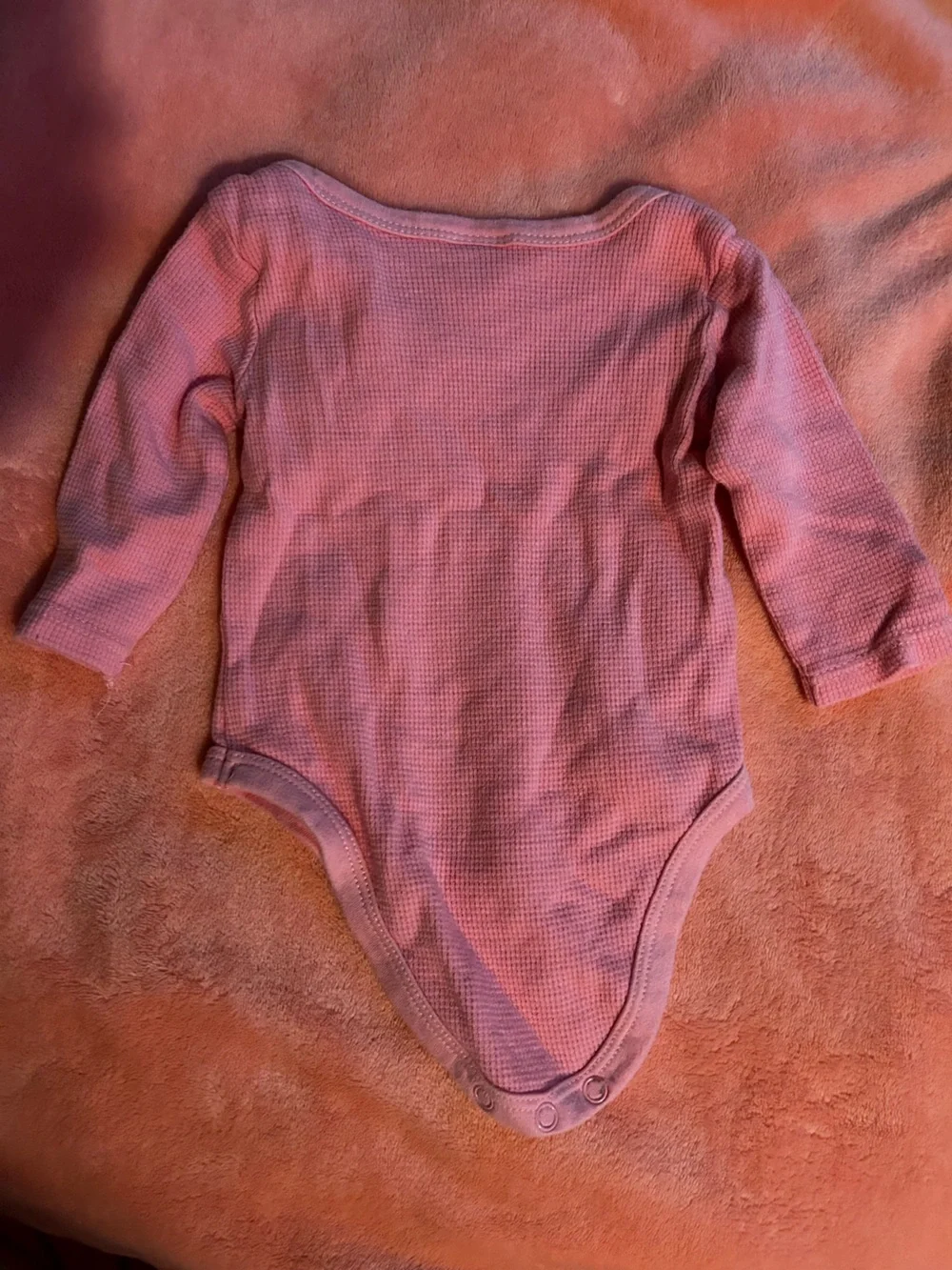 Carter's Pink Floral Appliqué Waffle Knit Crew Sweater